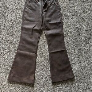 Classic Brown Flared Women Jeans